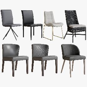 3D Dining Chair Collection